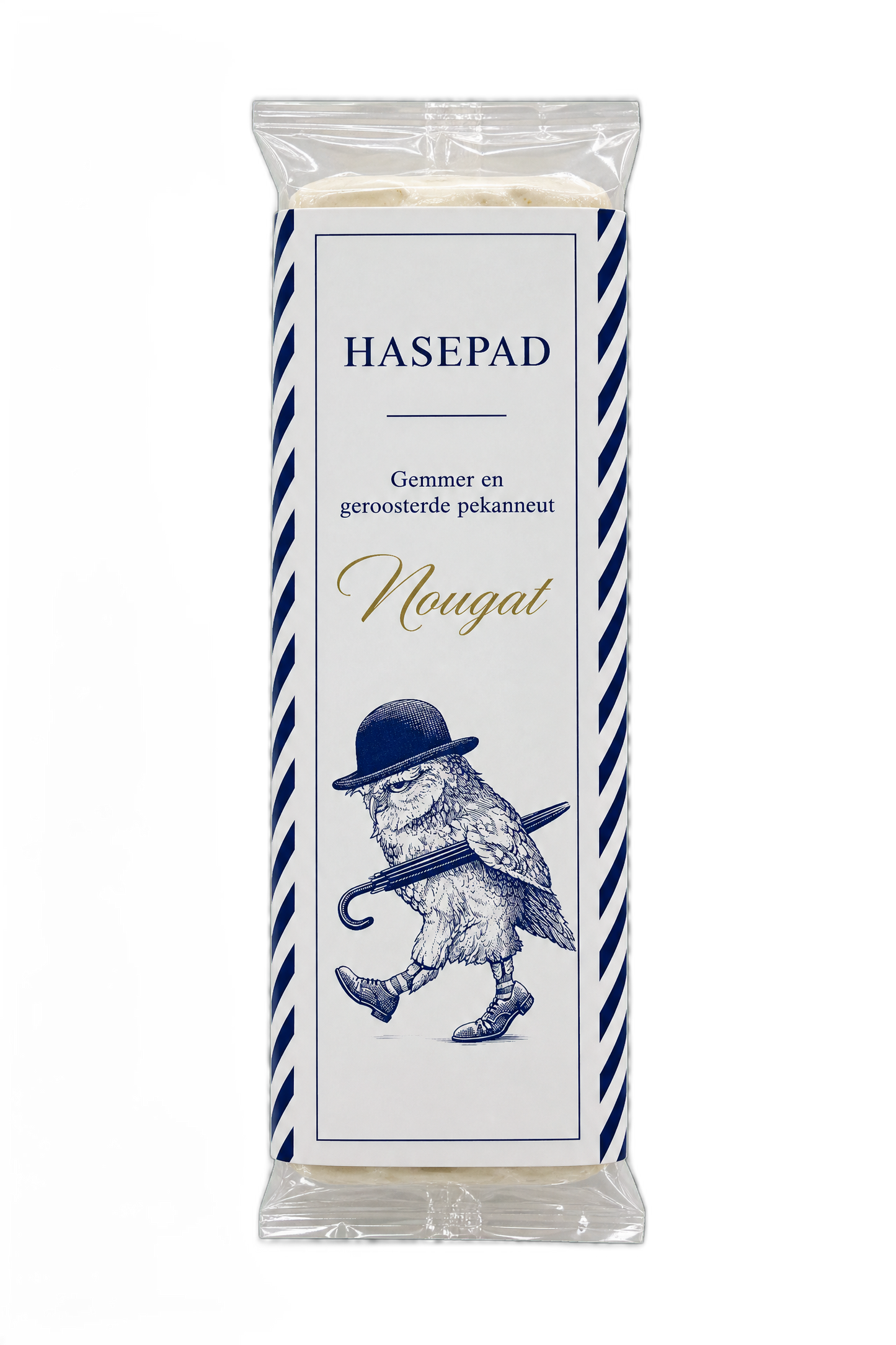Hasepad Nougat — Gemmer en geroosterde pekanneut