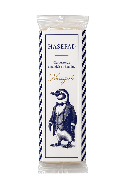 Hasepad Nougat — Geroosterde amandels en heuning